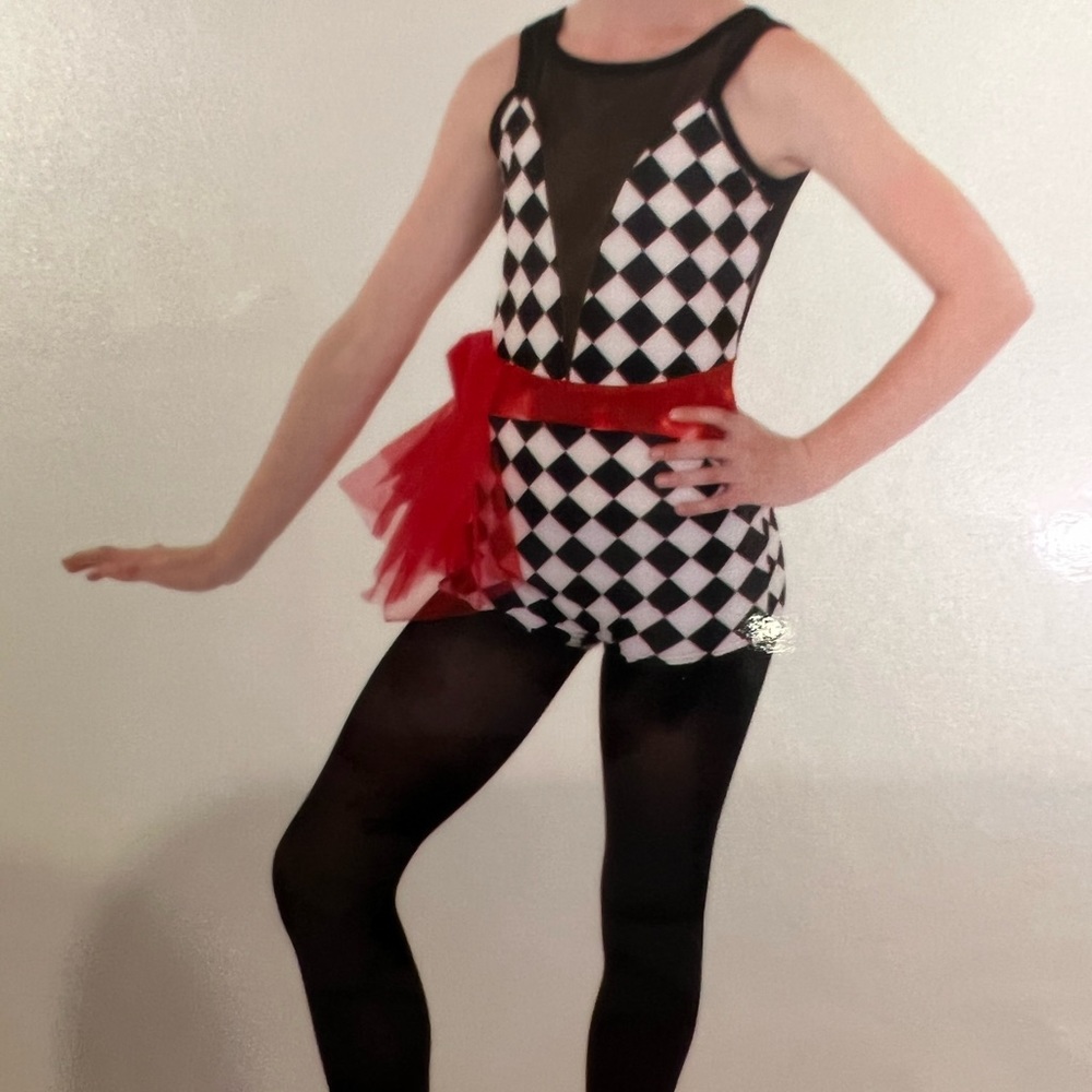 Youth Large Black/white Jazz Costume